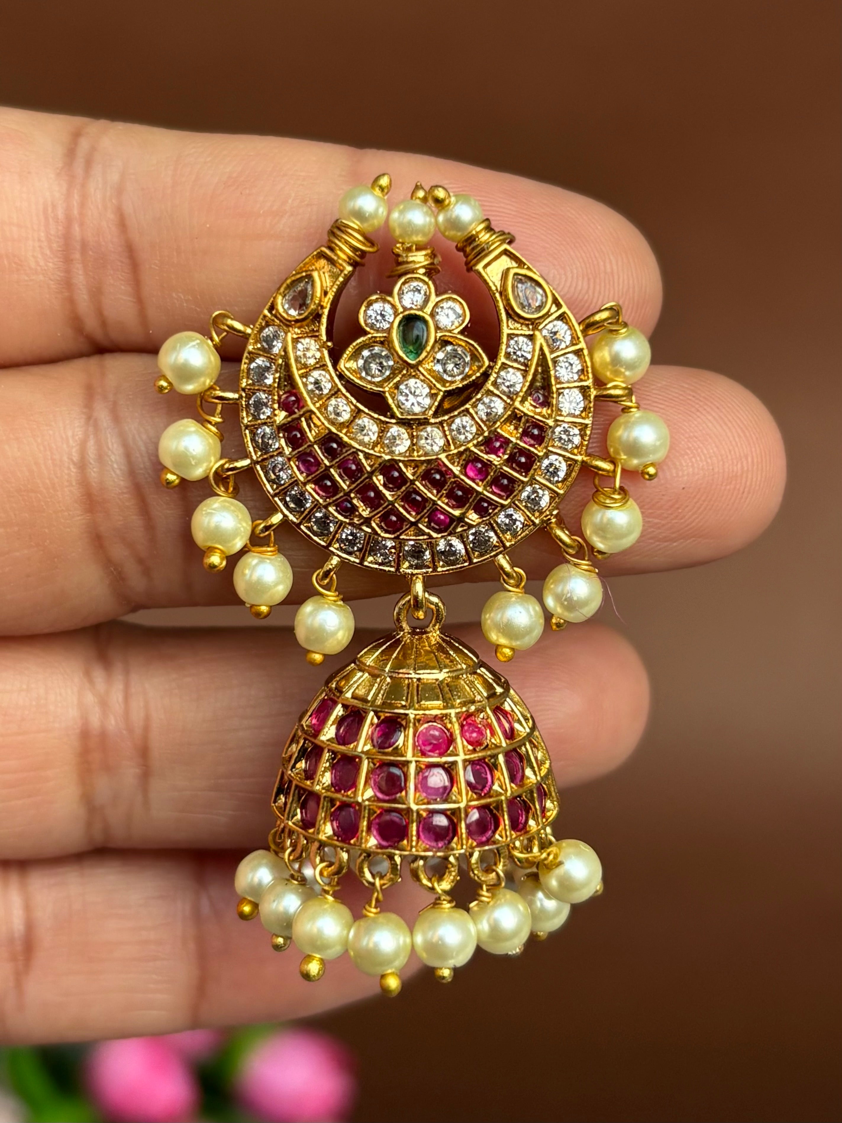 HALFMOON KEMP JHUMKAS