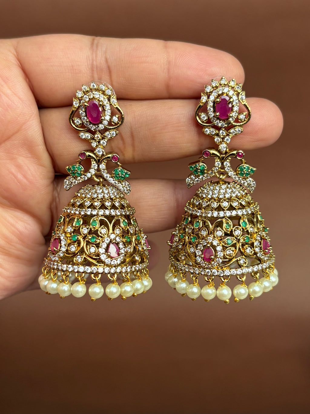 FLORAL JHUMKA