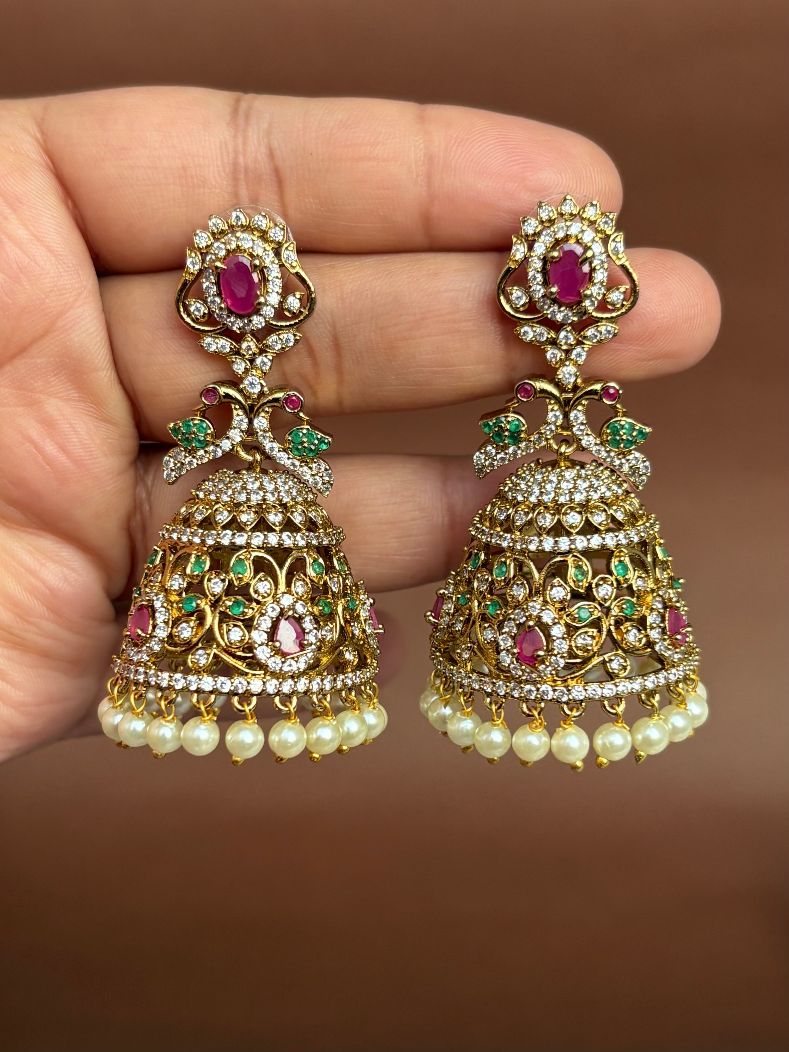 FLORAL JHUMKA