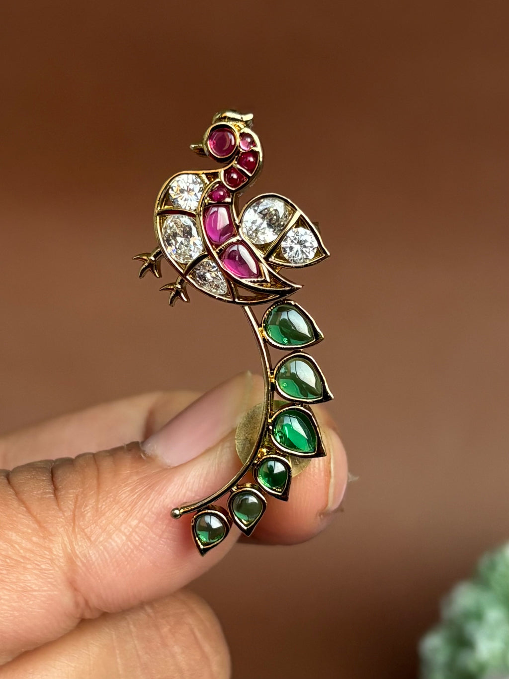 PEACOCK EARCUFFS