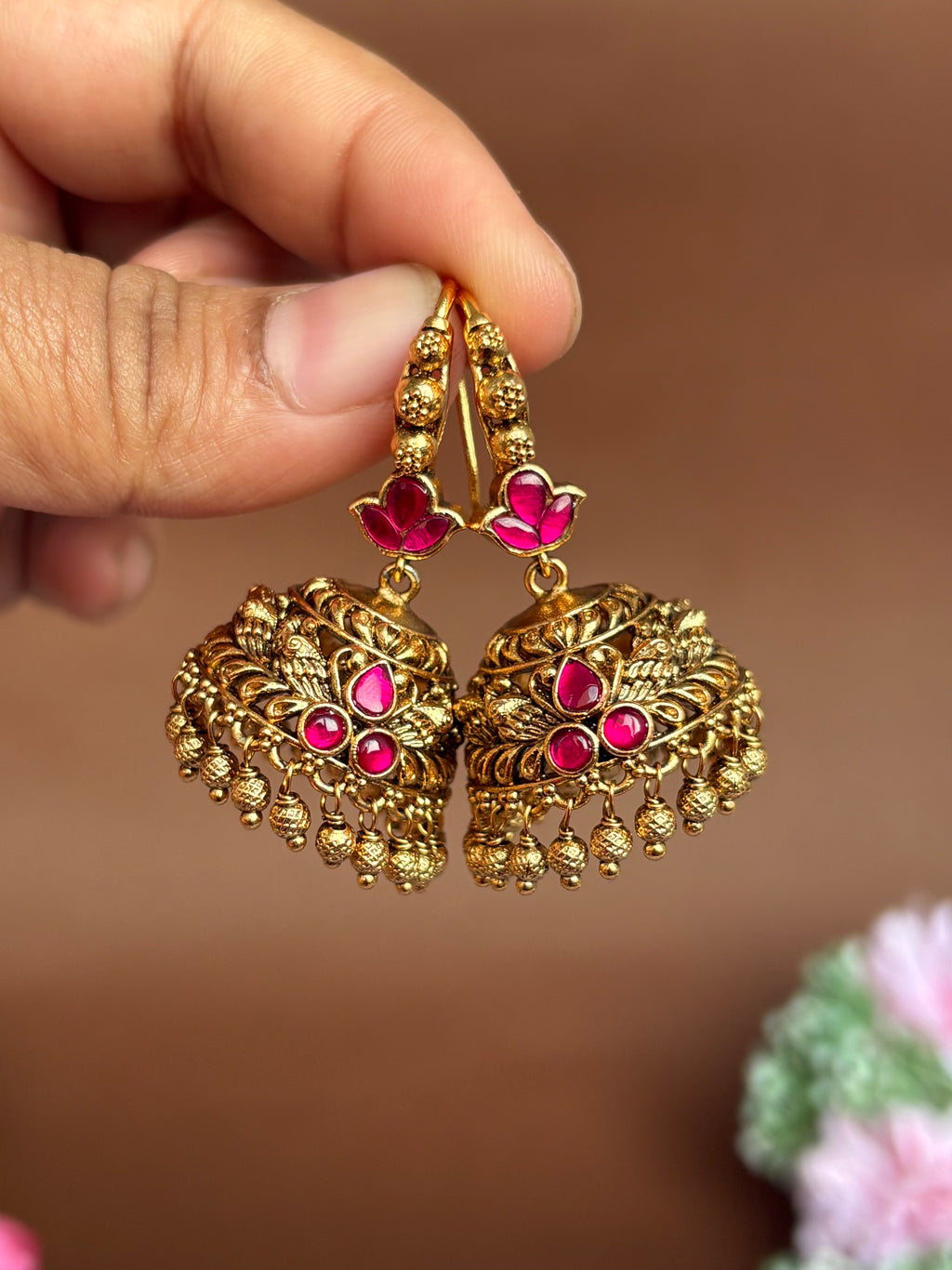 MEENAKARI EARRINGS