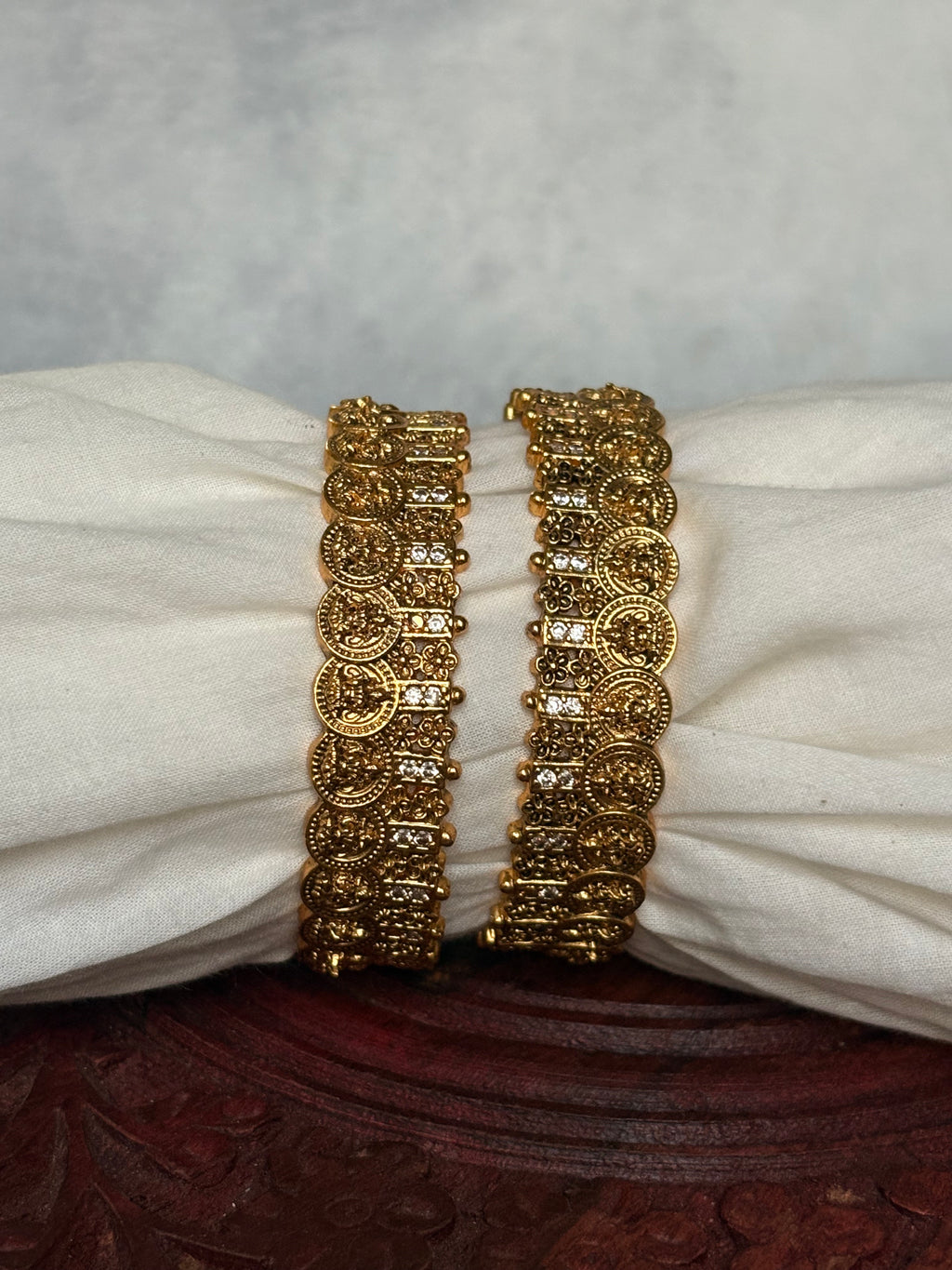 Lakshmi coin bangles