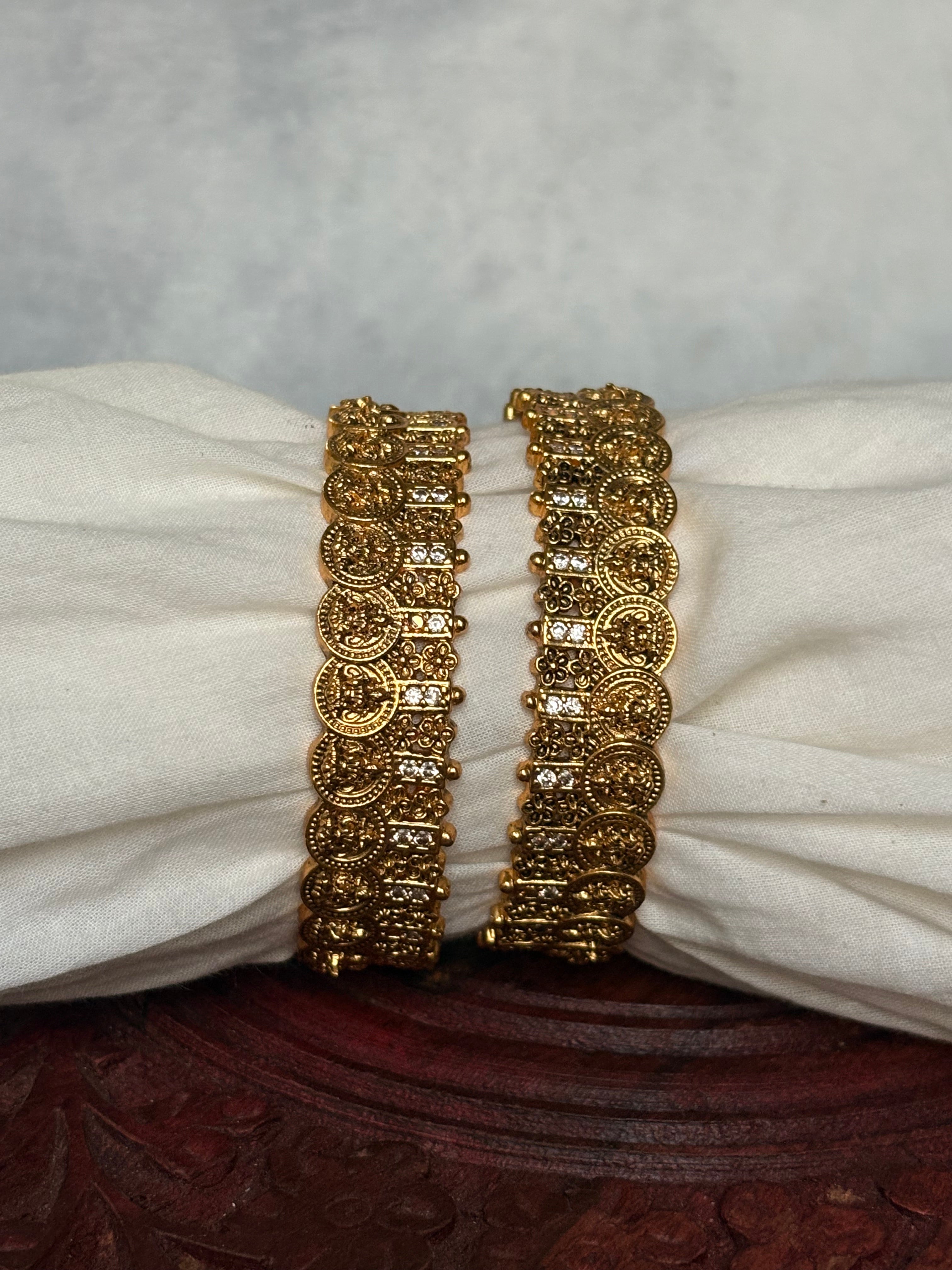 Lakshmi coin bangles