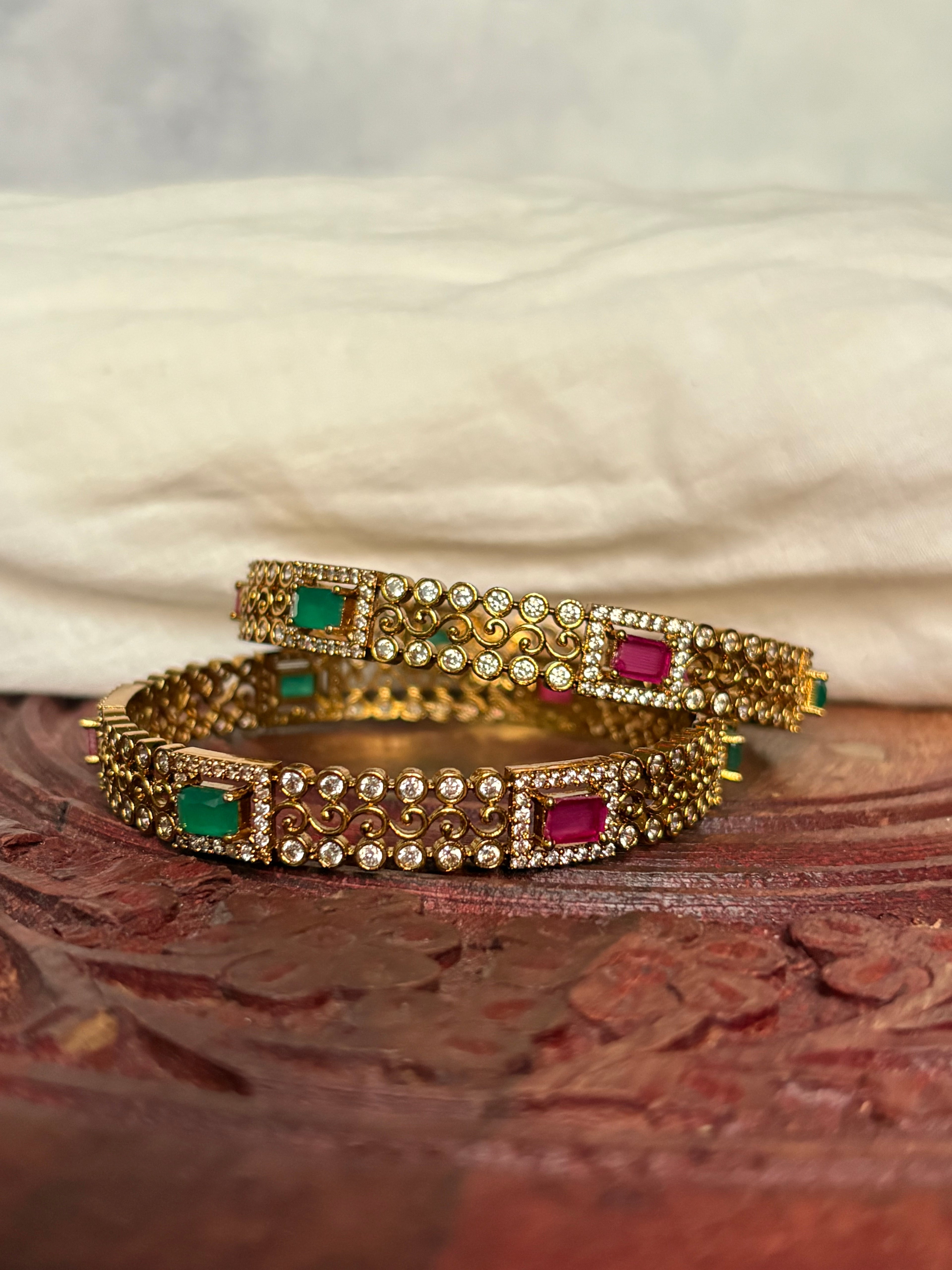 Gold look alike bangles