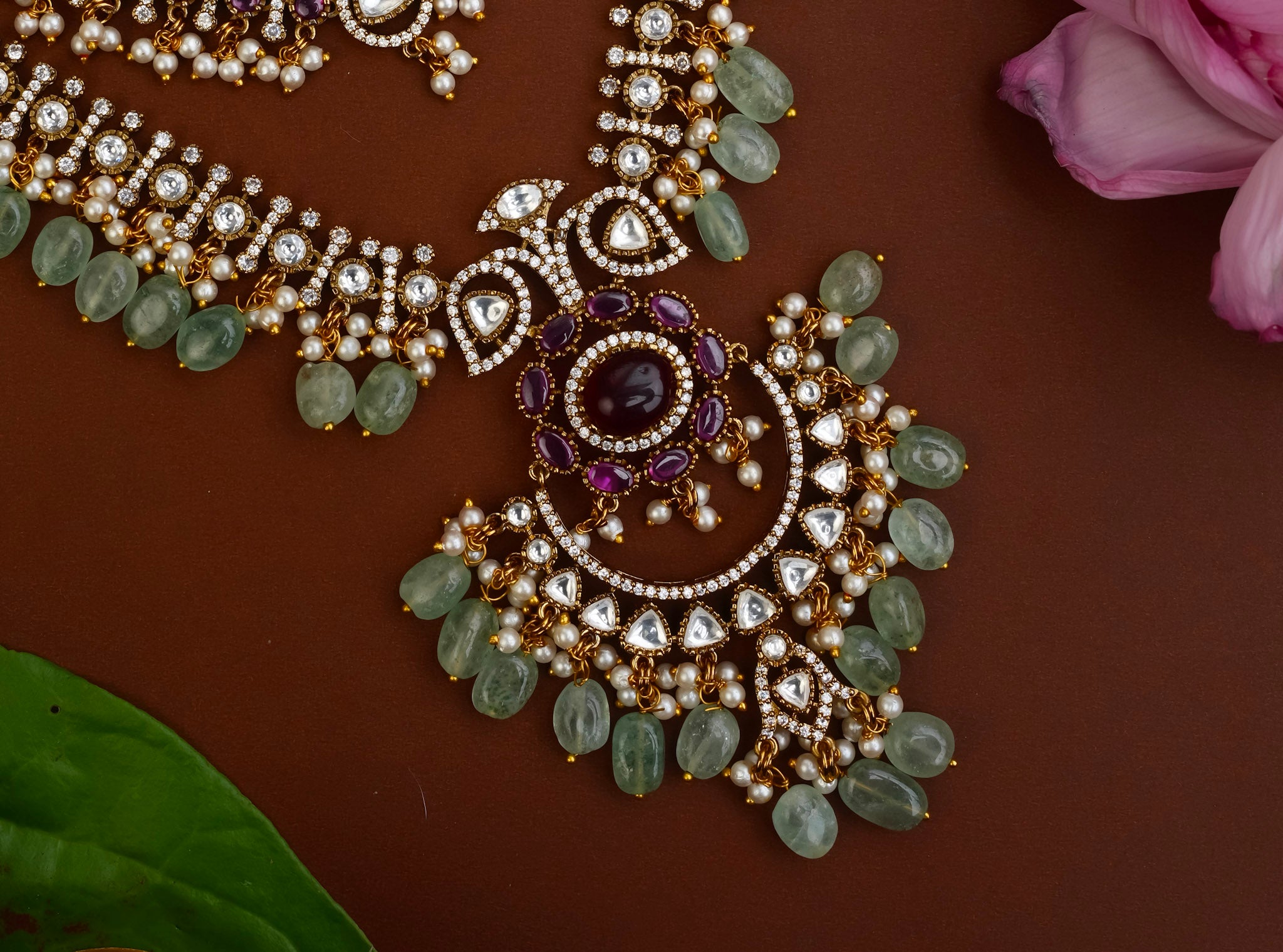 VICTORIAN MOISSANITE ROYAL NECKPIECE