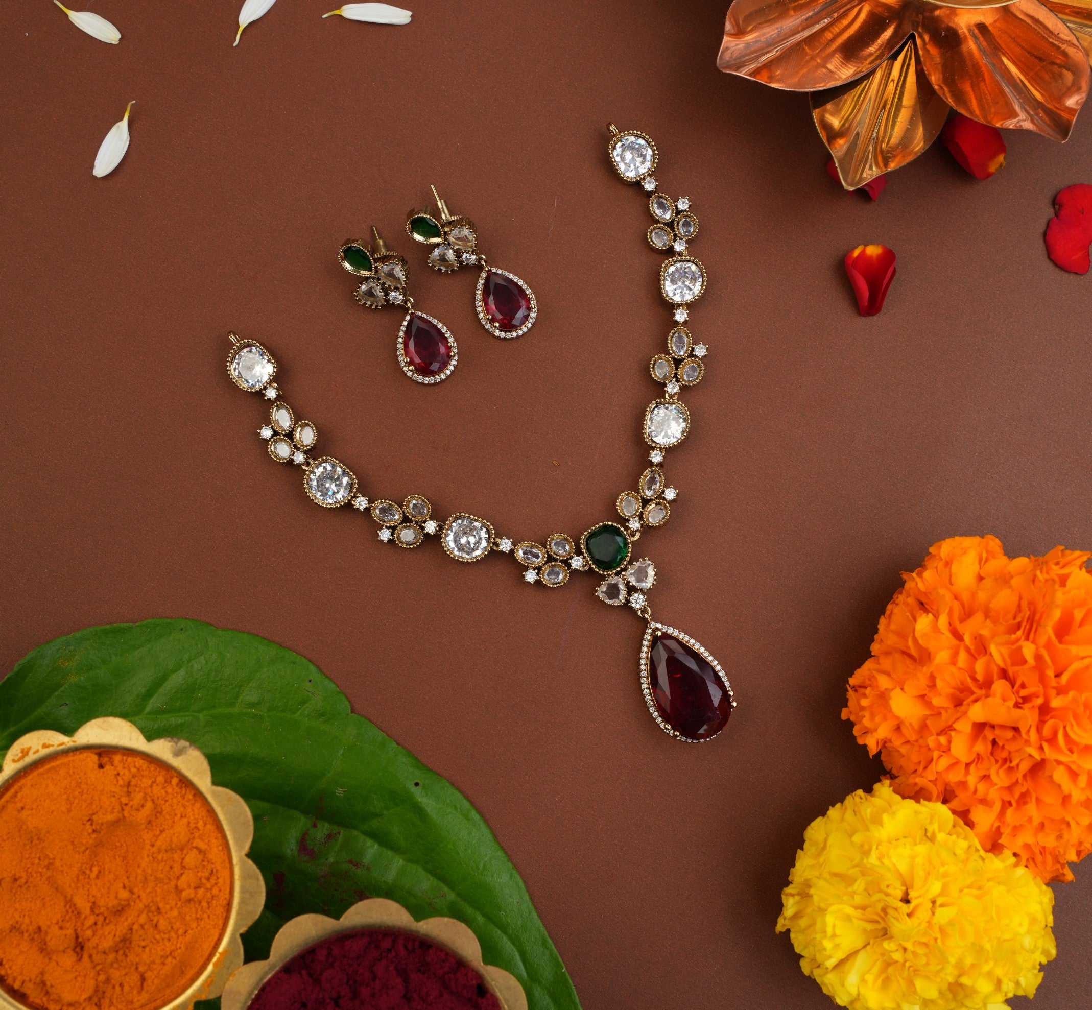 DIAMOND DROP NECKPIECE