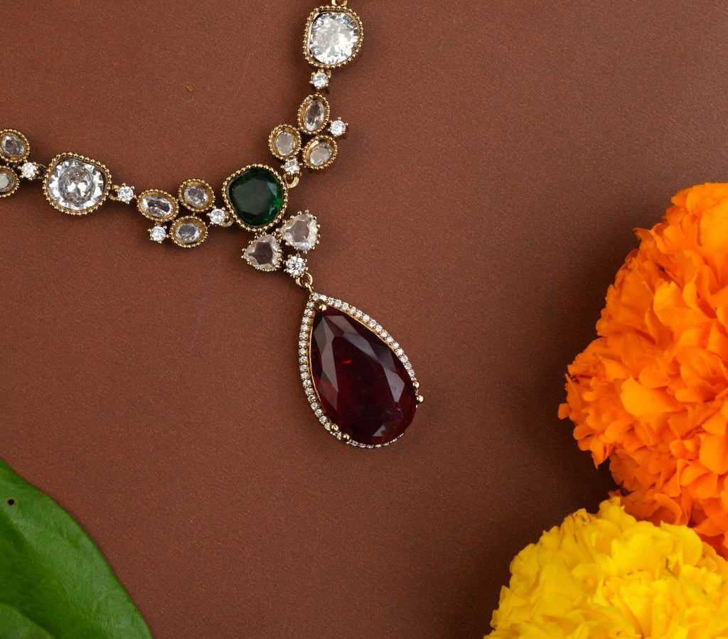 DIAMOND DROP NECKPIECE