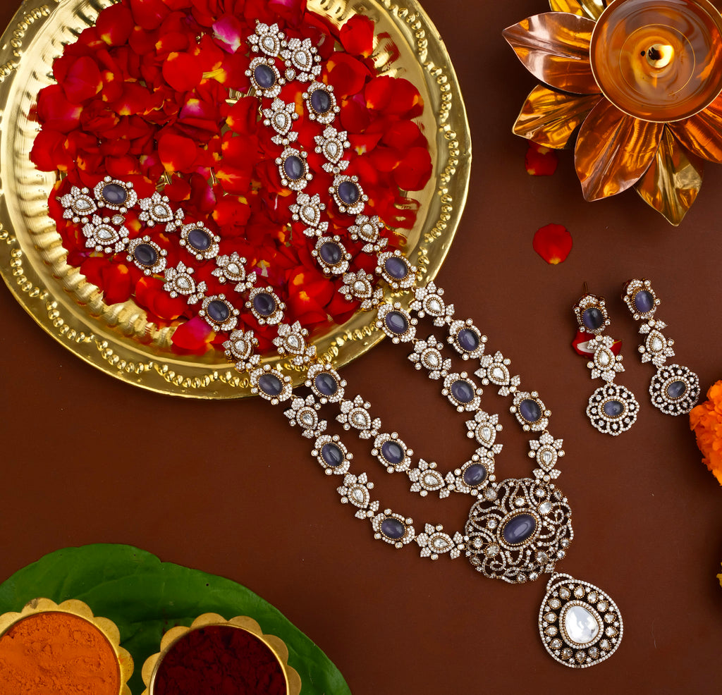 ZIVA (VICTORIAN MOISSANITE-PURPLE)