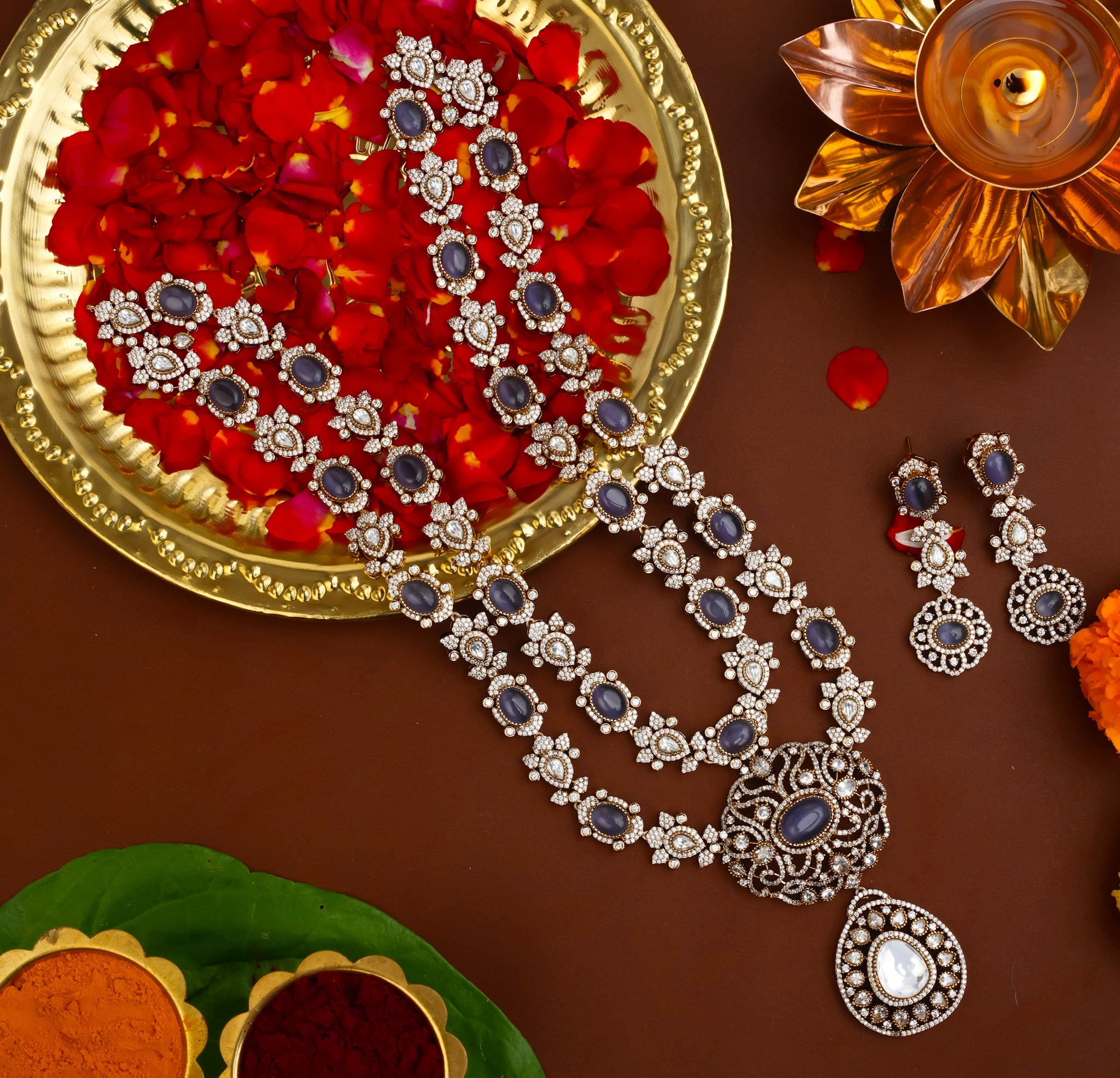 ZIVA (VICTORIAN MOISSANITE-PURPLE)