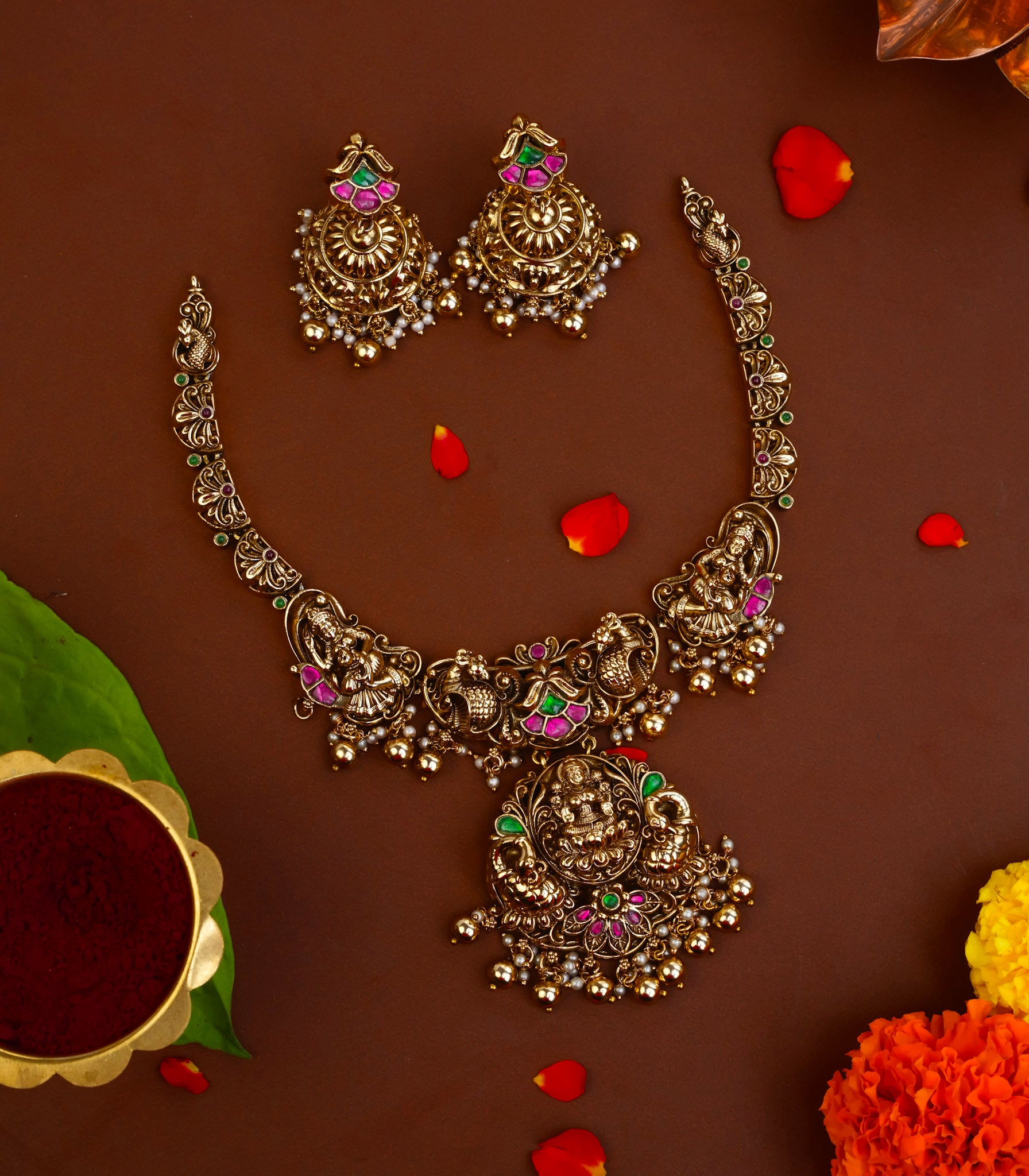 JADAU LAKSHMI NECKPIECE