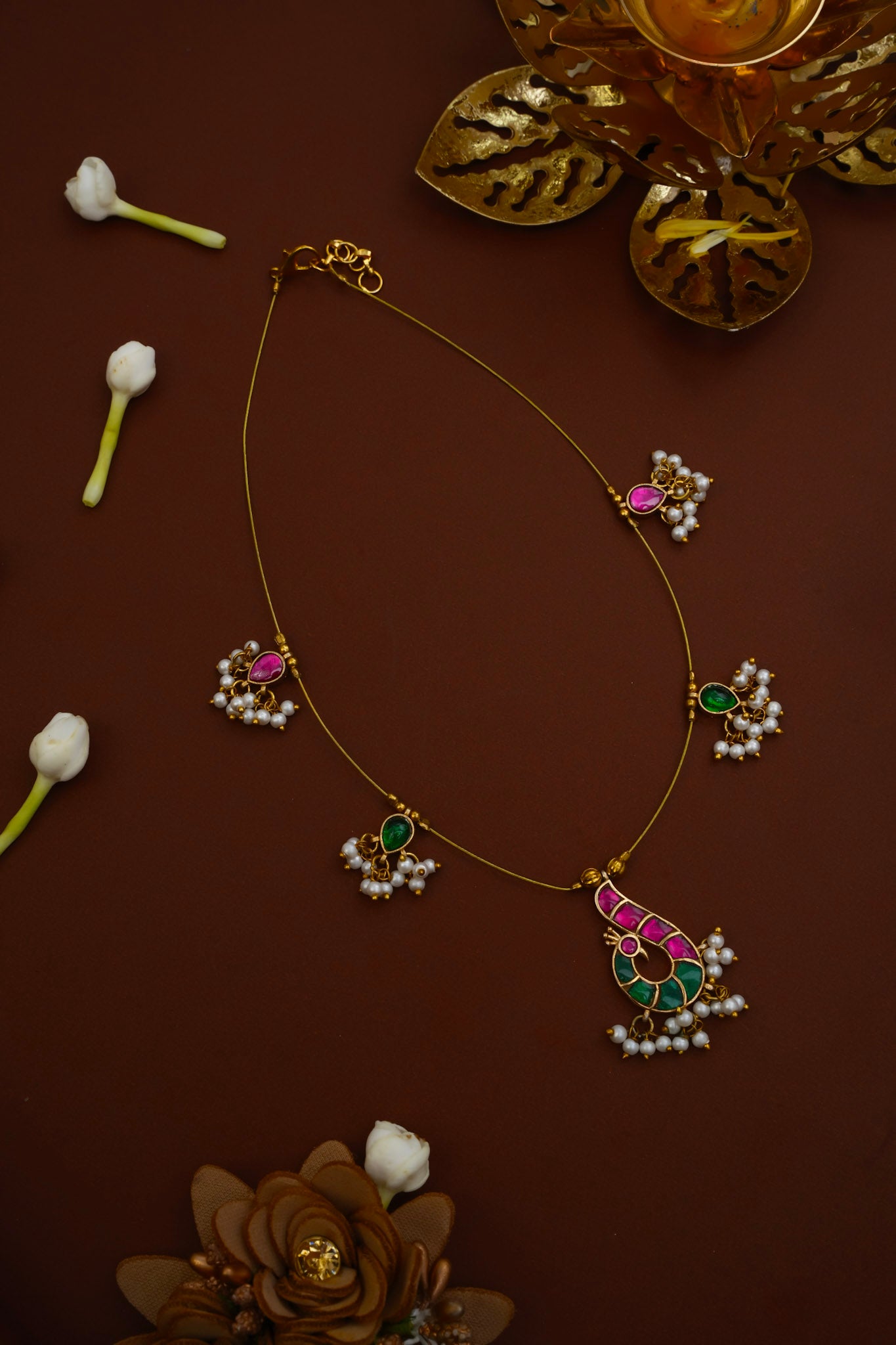 JADAU PEACOCK INVISIBLE CHAIN