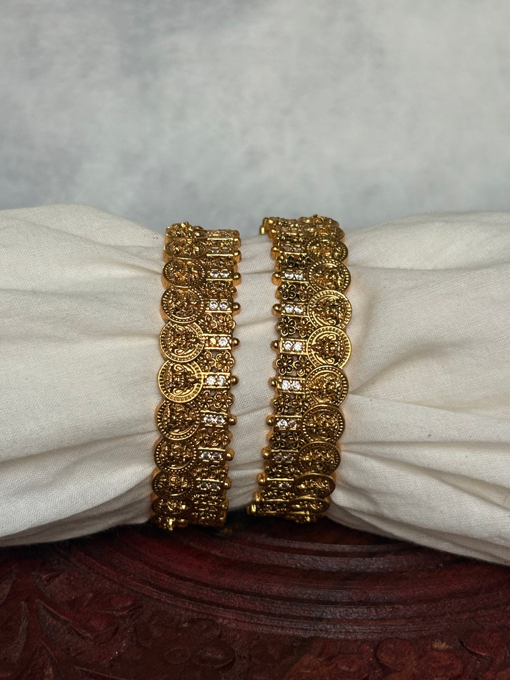 Lakshmi coin bangles