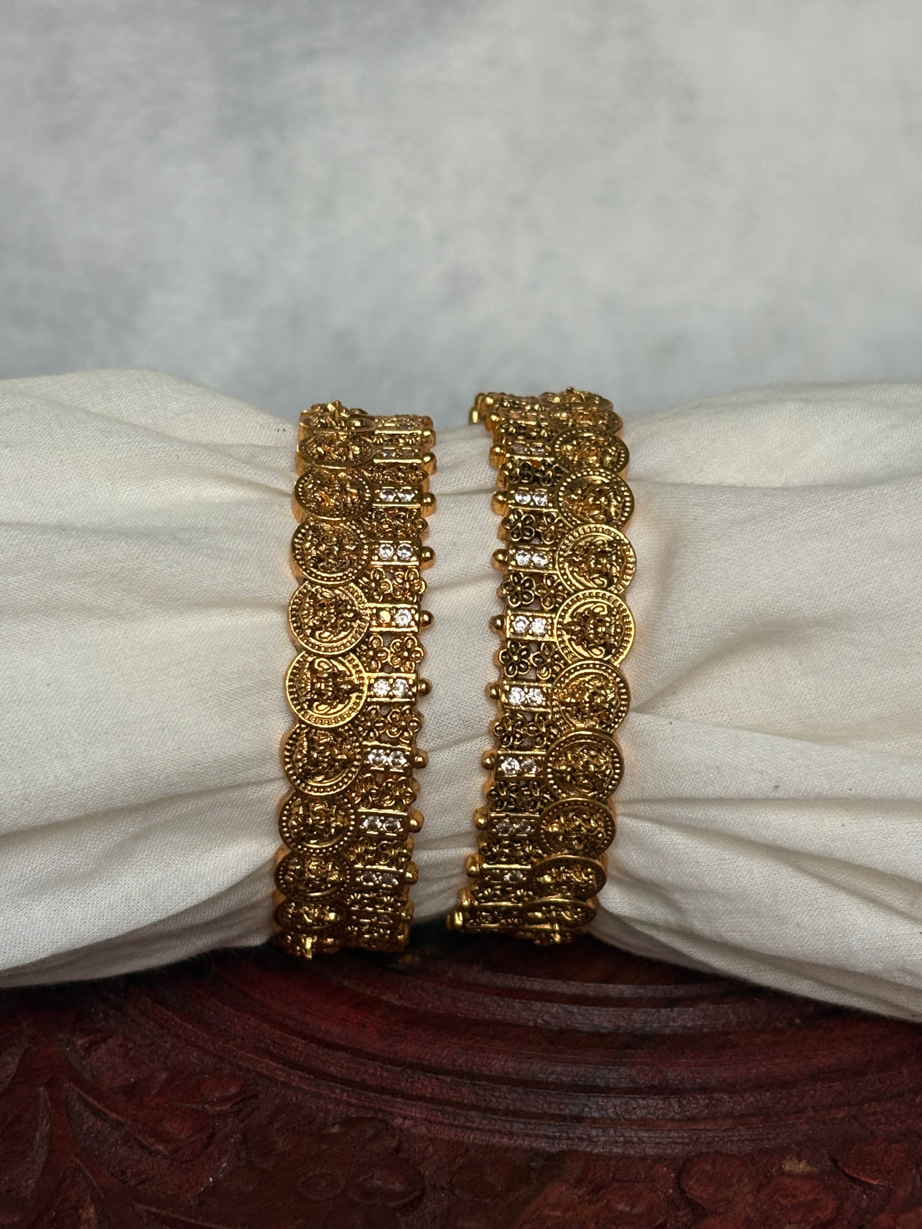 Lakshmi coin bangles