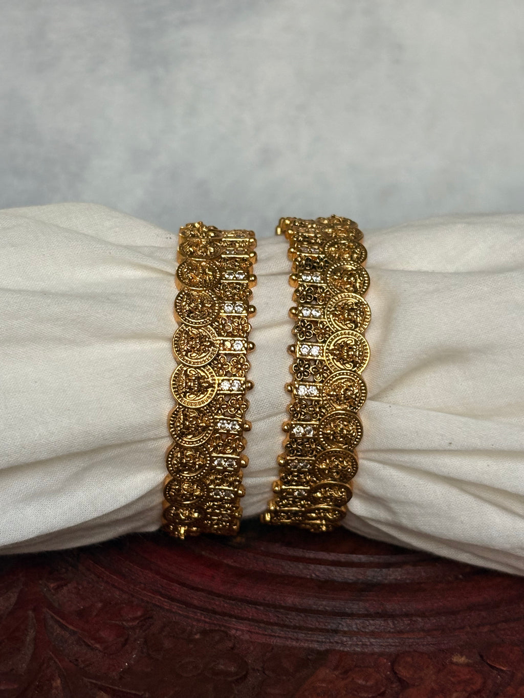 Lakshmi coin bangles