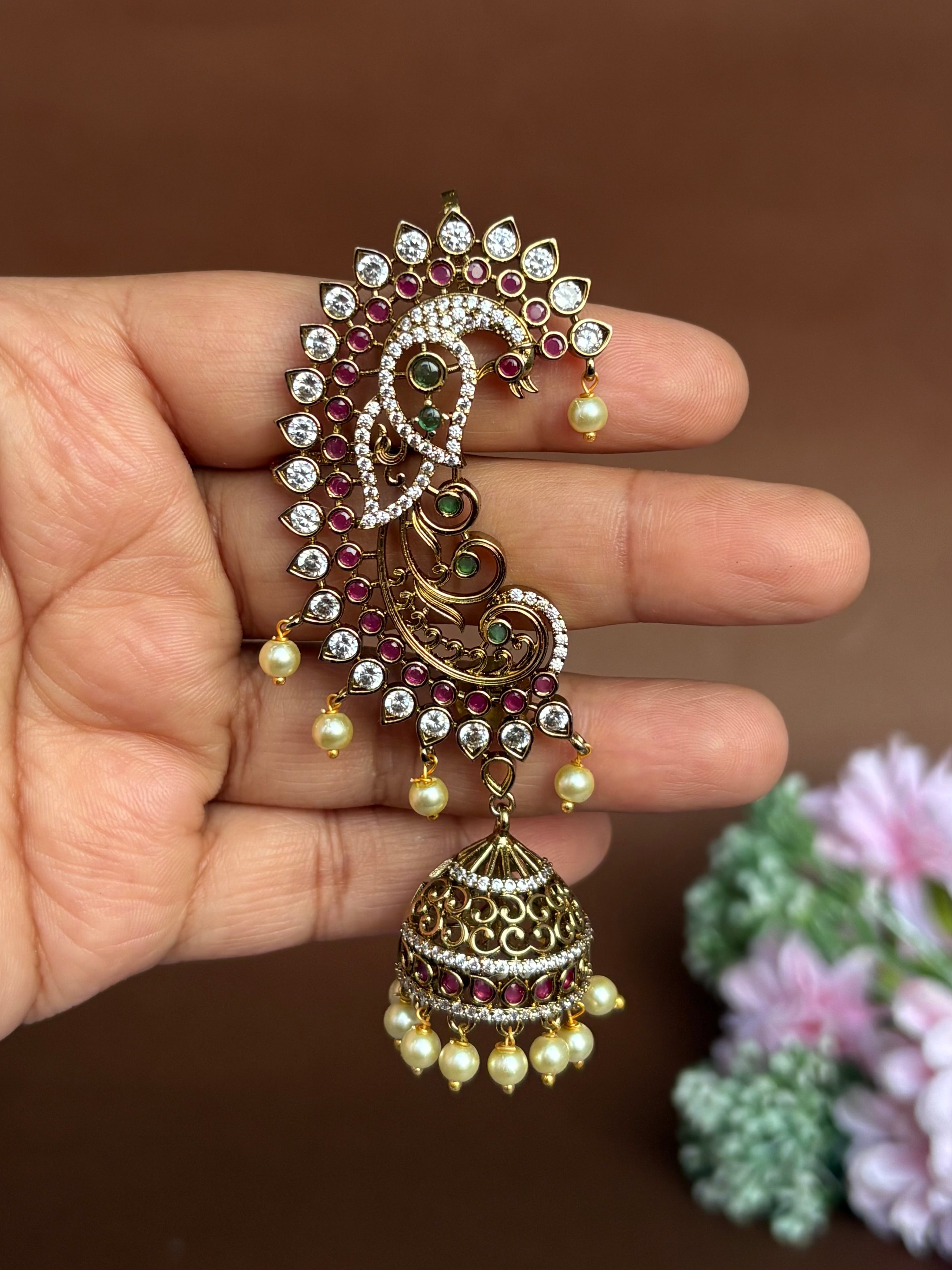 PEACOCK EARCUFFS
