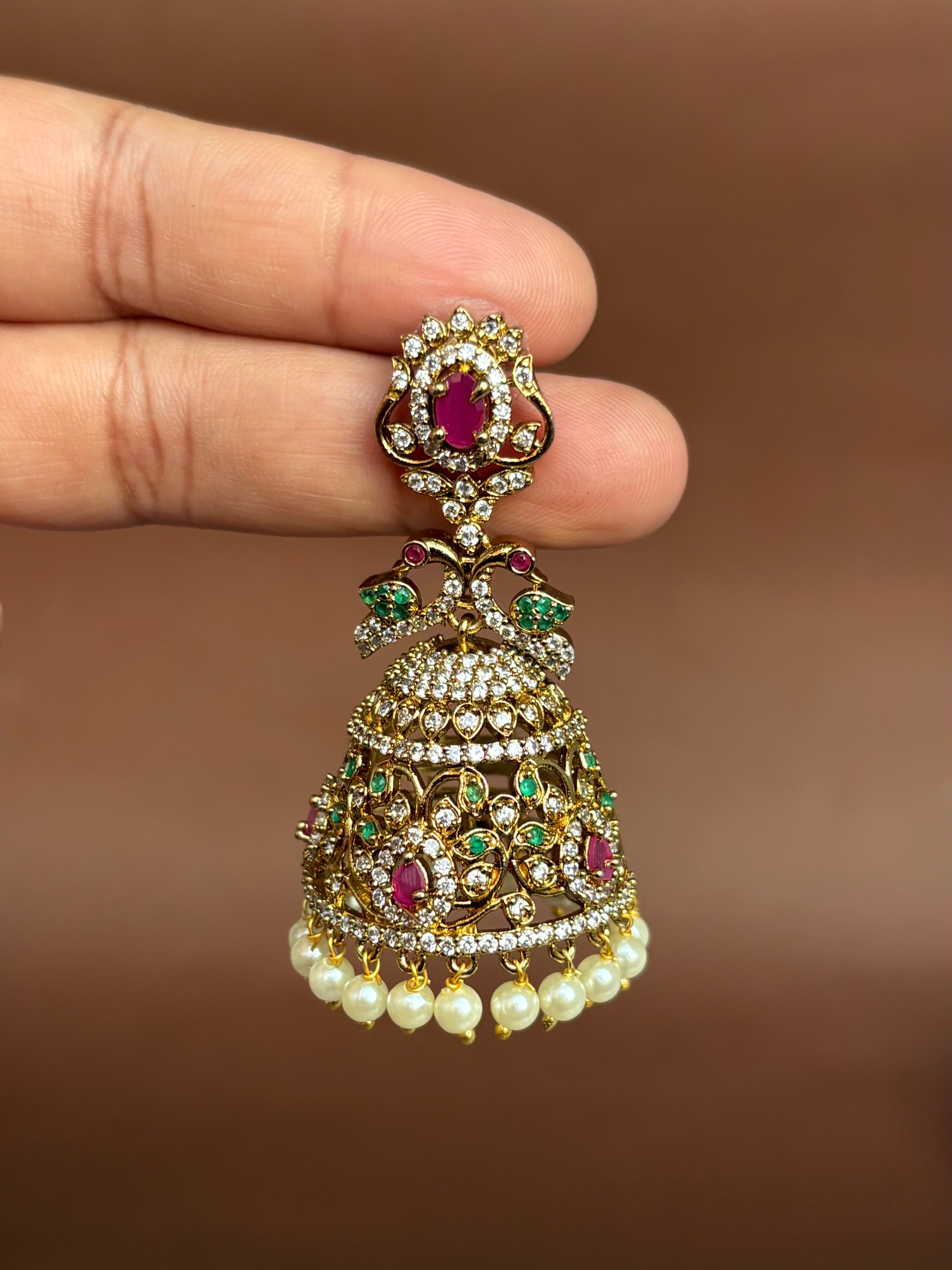 FLORAL JHUMKA