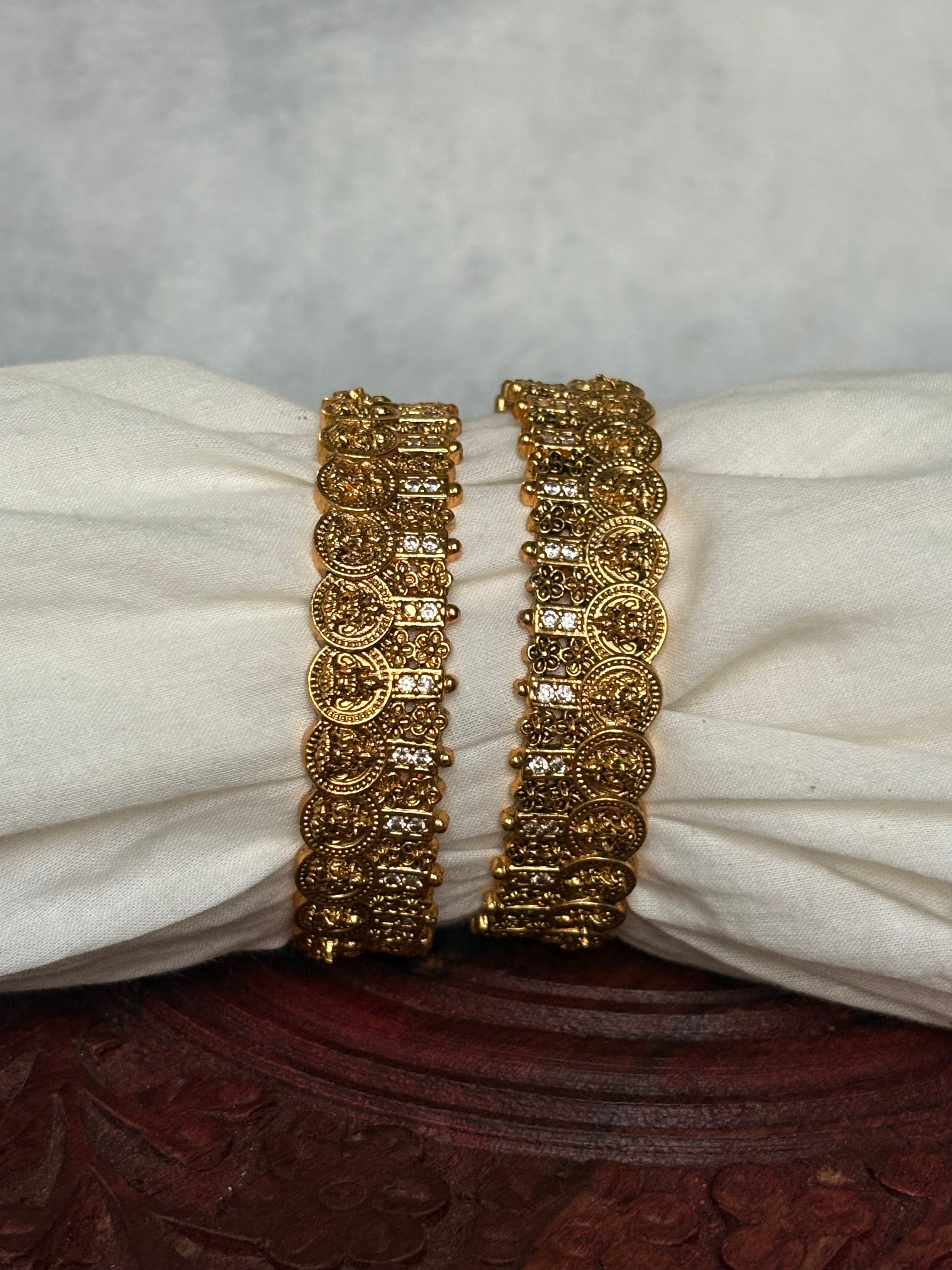 Lakshmi coin bangles