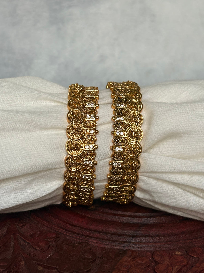 Lakshmi coin bangles