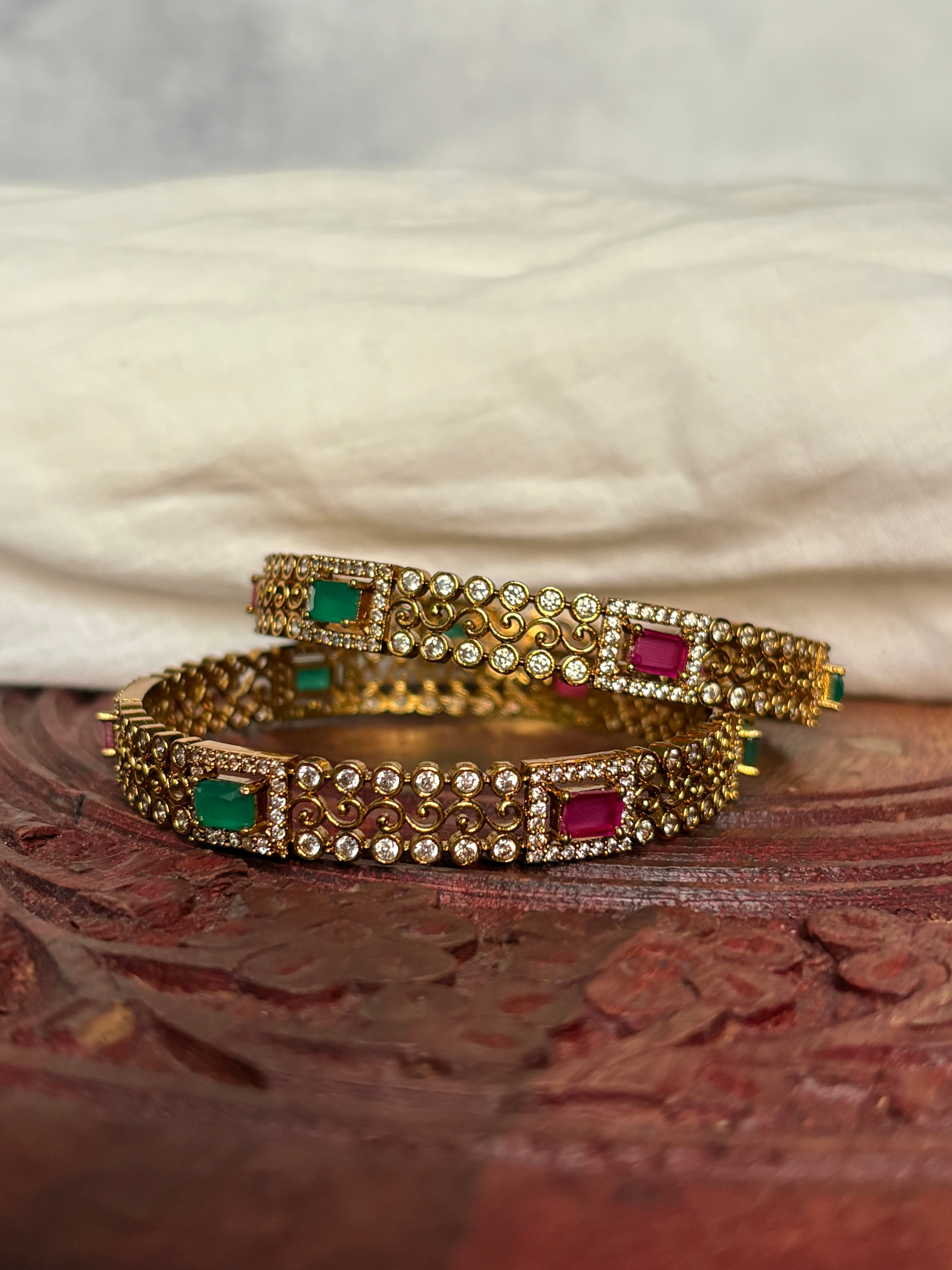 Gold look alike bangles