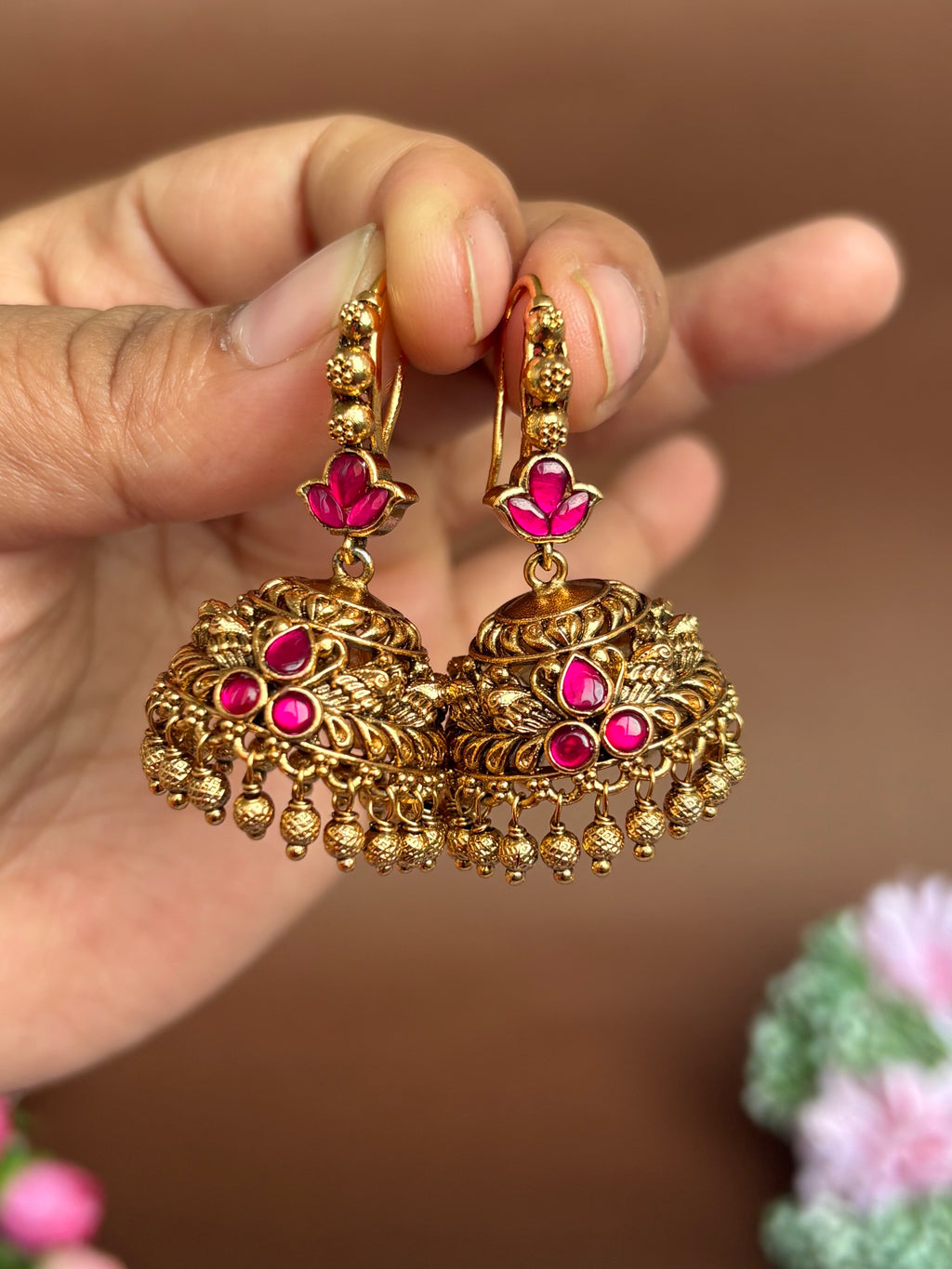 MEENAKARI EARRINGS