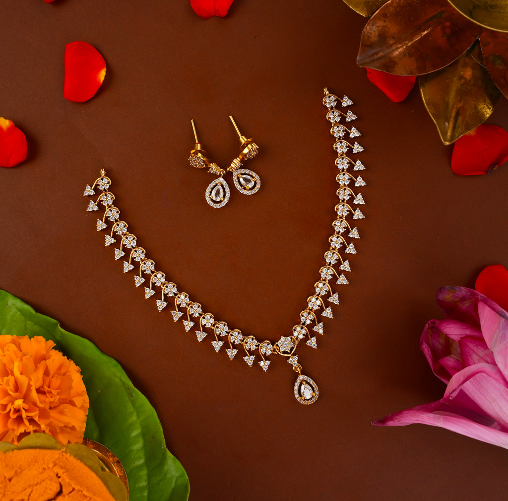 DIAMOND DROP NECKPIECE