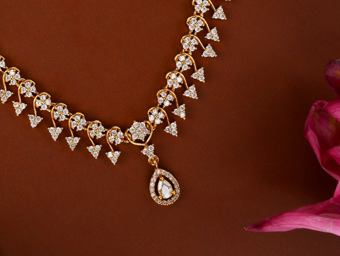 DIAMOND DROP NECKPIECE