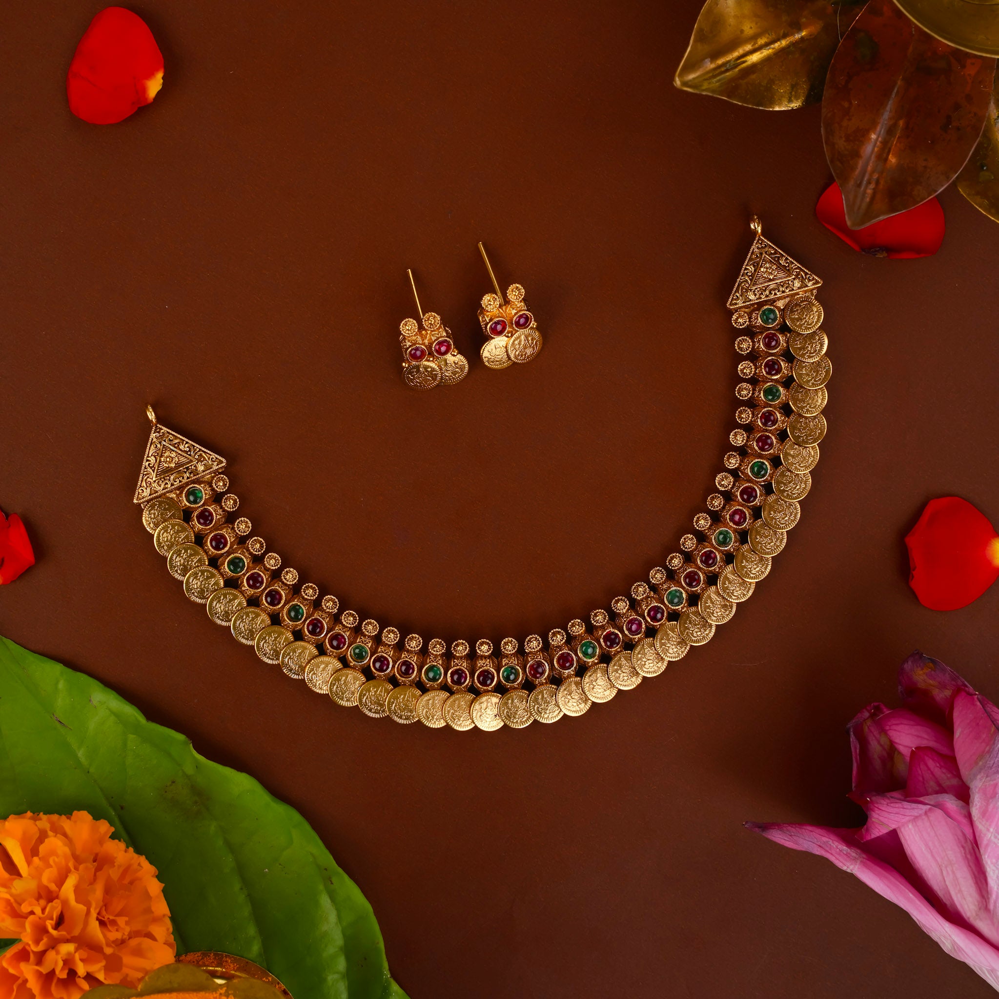 LAKSHMI NECKPIECE (MULTI)