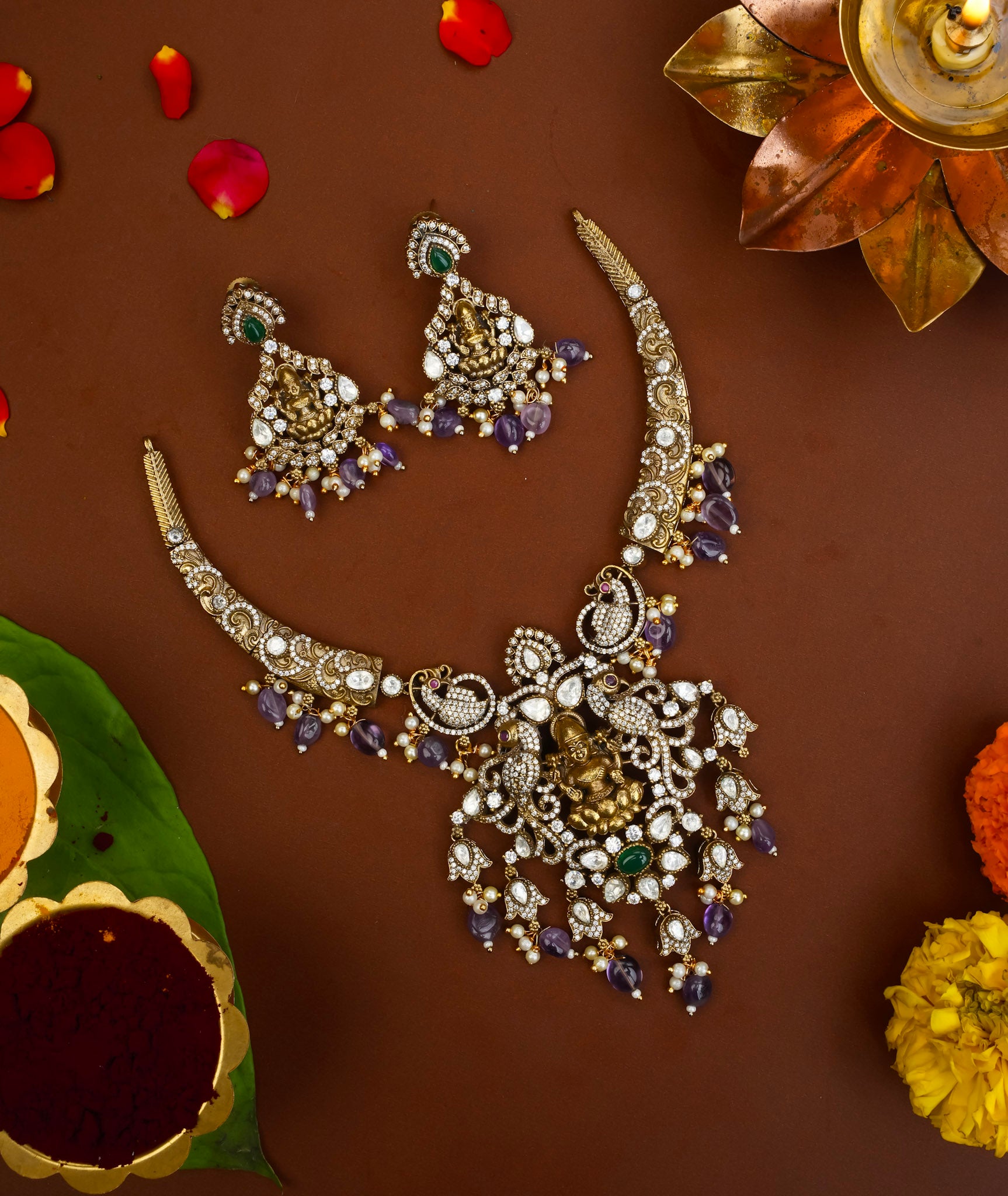 VICTORIAN MOISSANITE NECKPIECE