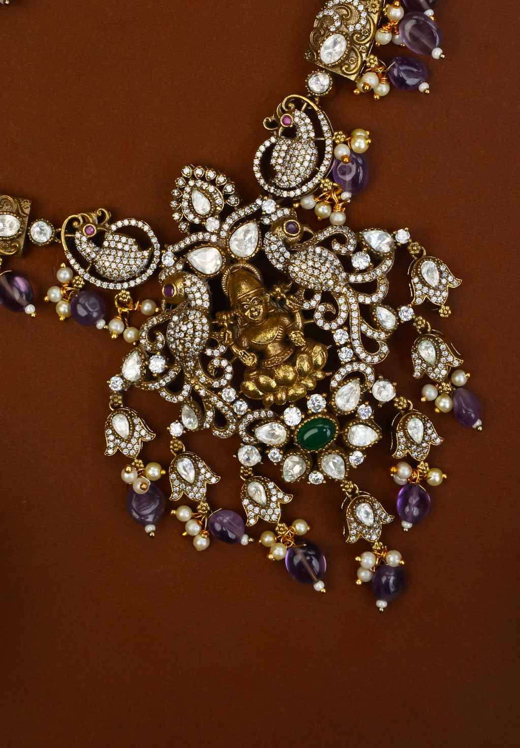 VICTORIAN MOISSANITE NECKPIECE