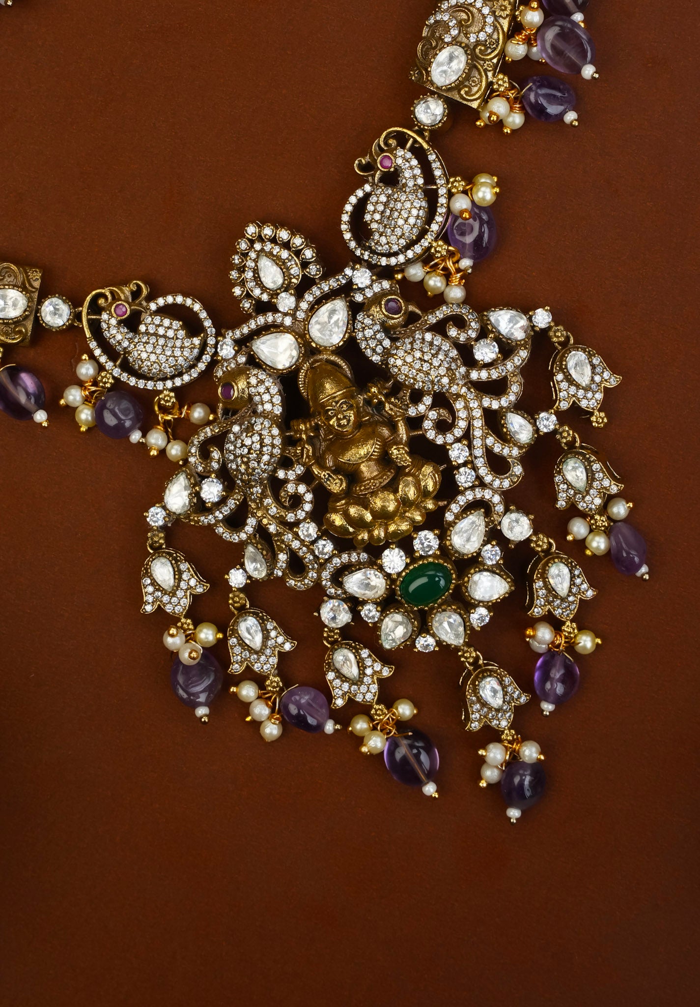 VICTORIAN MOISSANITE NECKPIECE