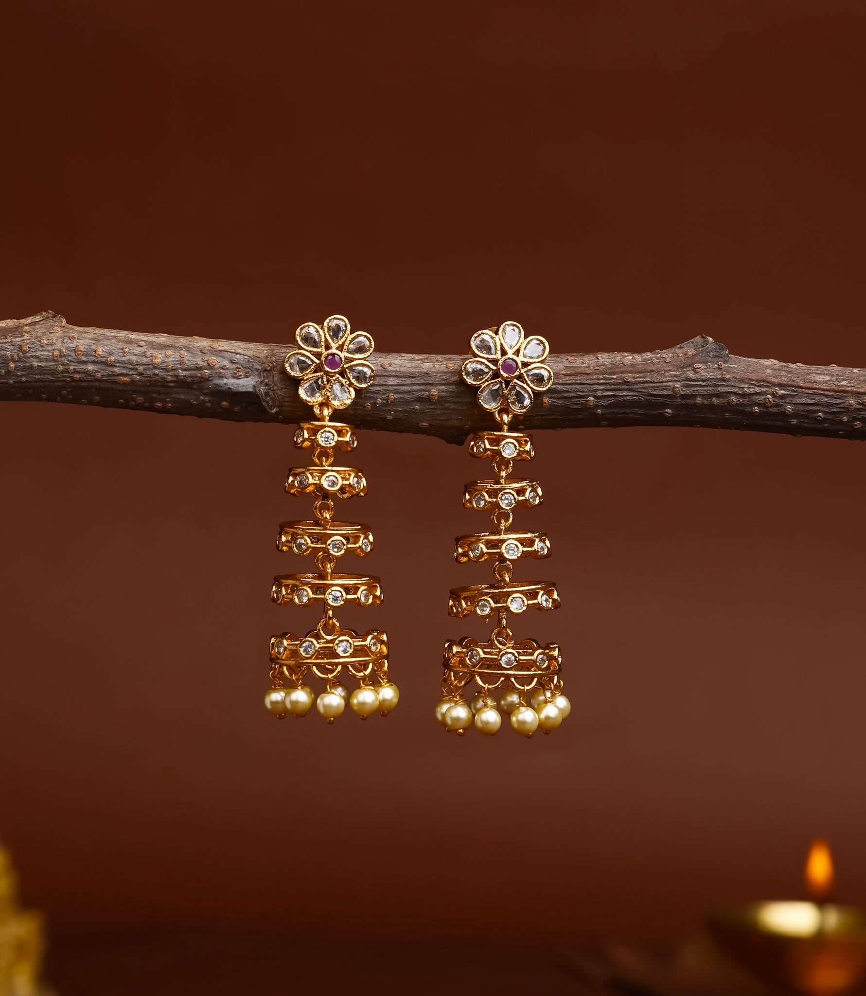SPIRAL JHUMKAS