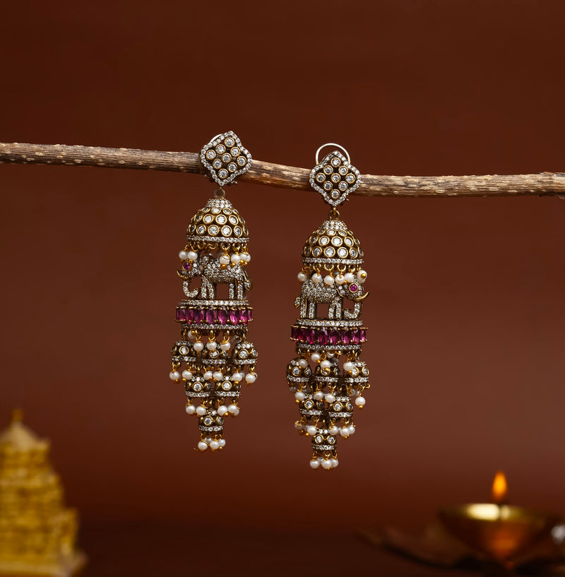 VICTORIAN ELEPHANT EARRINGS