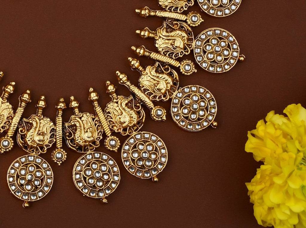 PEACOCK KUNDAN NECKLACE