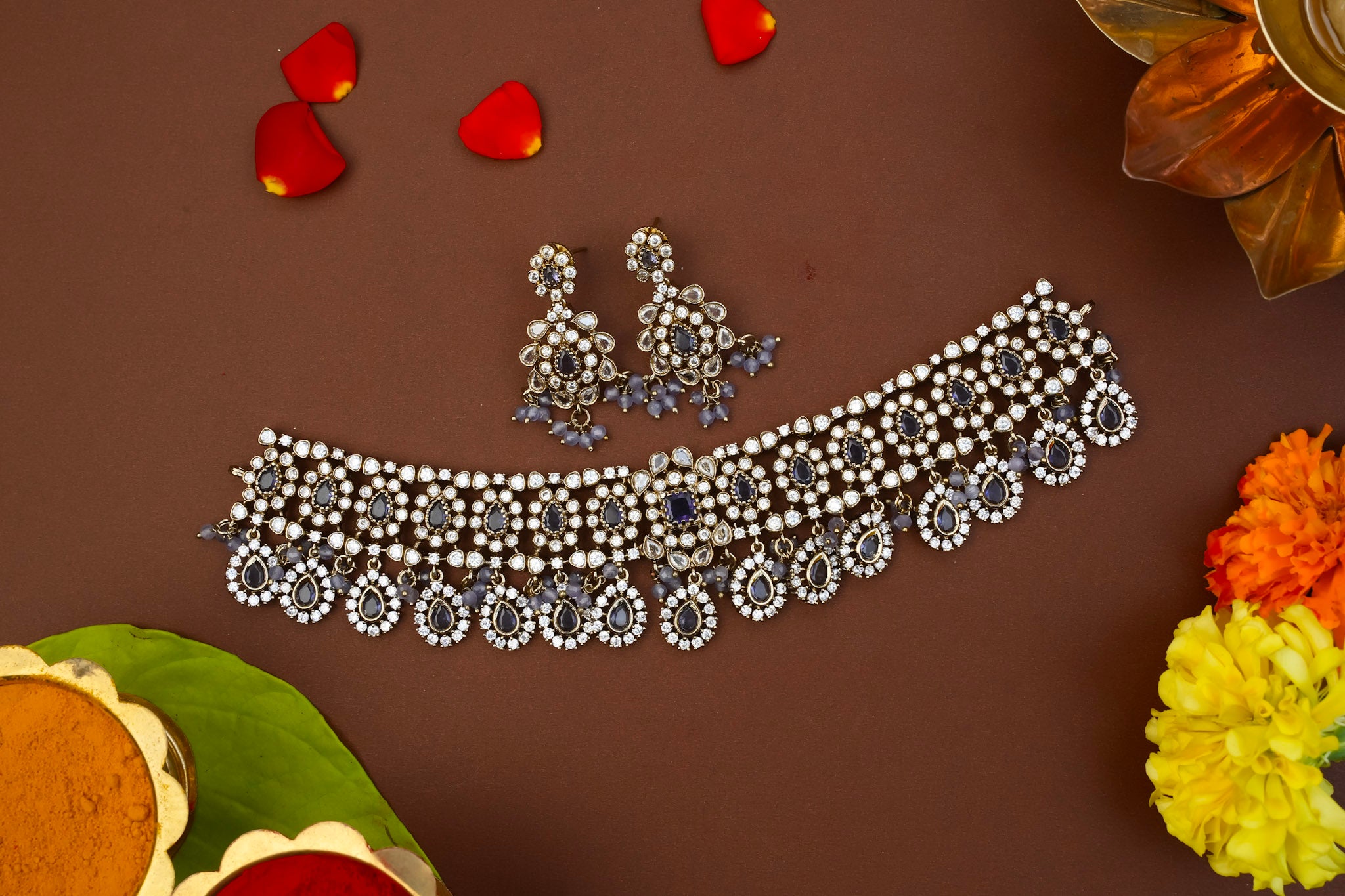 VICTORIAN CHOKER (PURPLE)