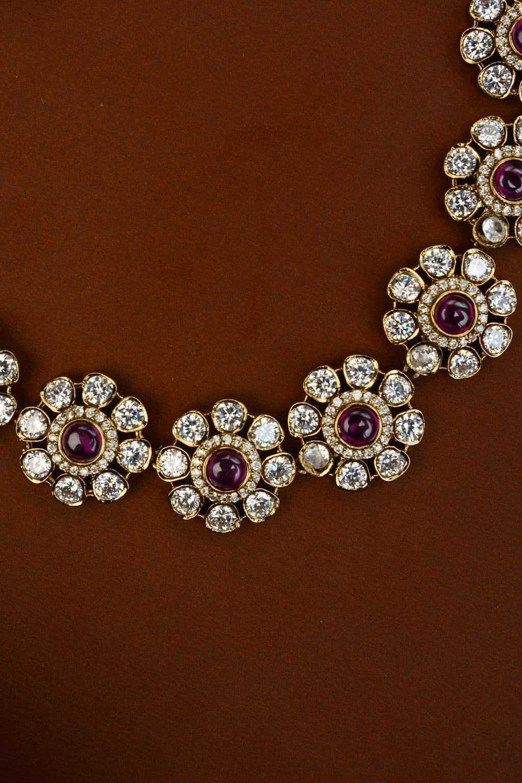 FLORAL MOISSANITE CHOKER / NECKPIECE