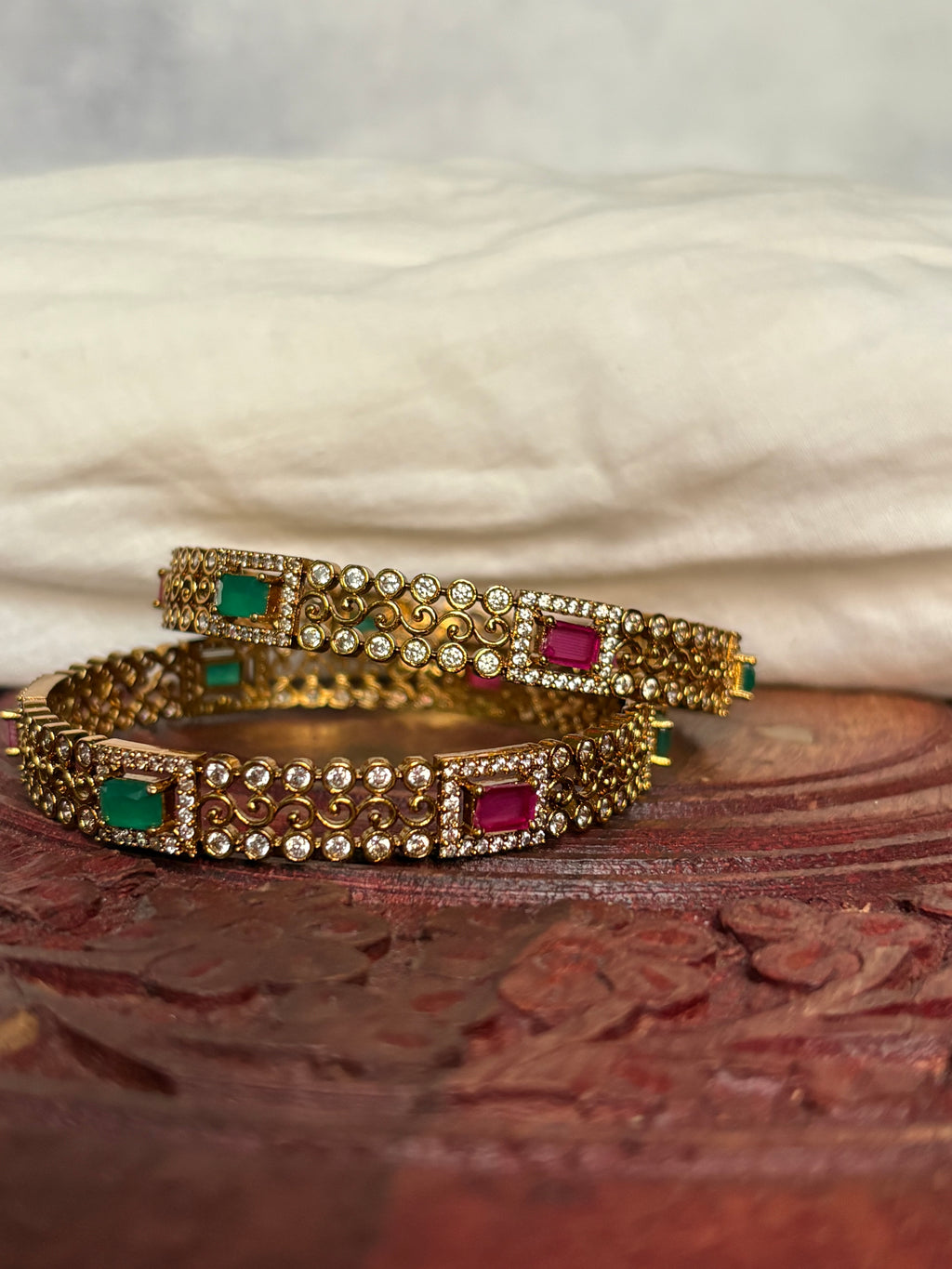 Gold look alike bangles