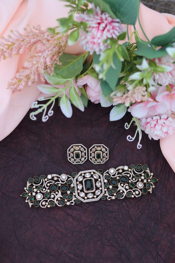 VICTORIAN CHOKER (GREEN)