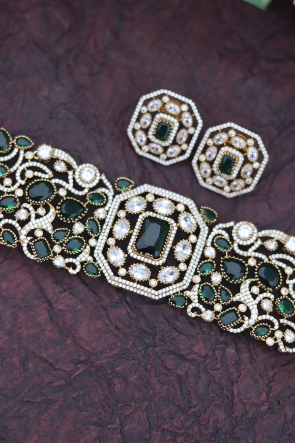 VICTORIAN CHOKER (GREEN) - Image 2