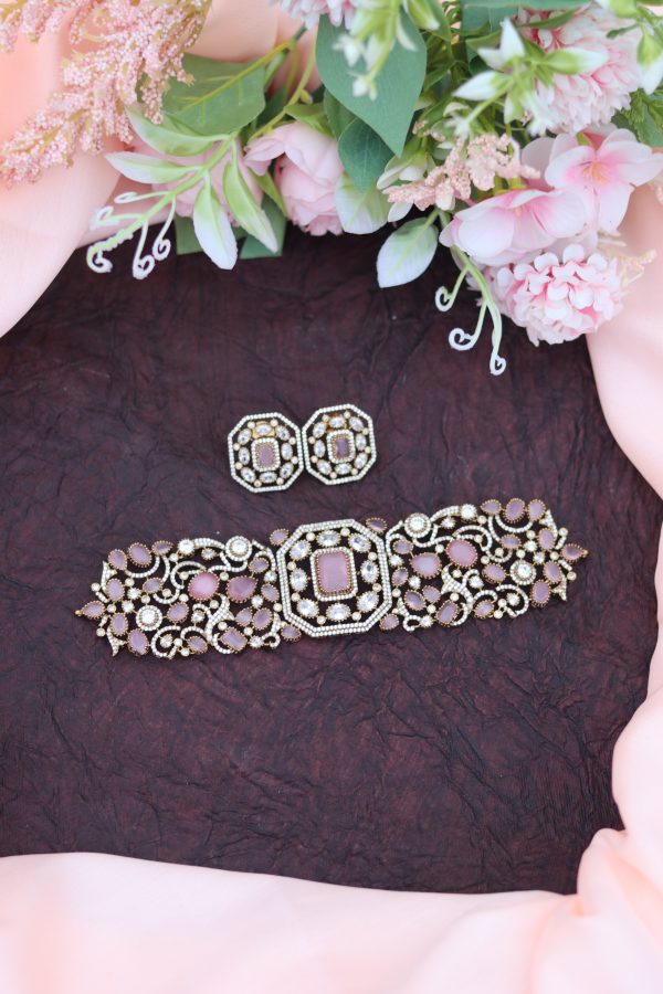 VICTORIAN CHOKER (PINK)