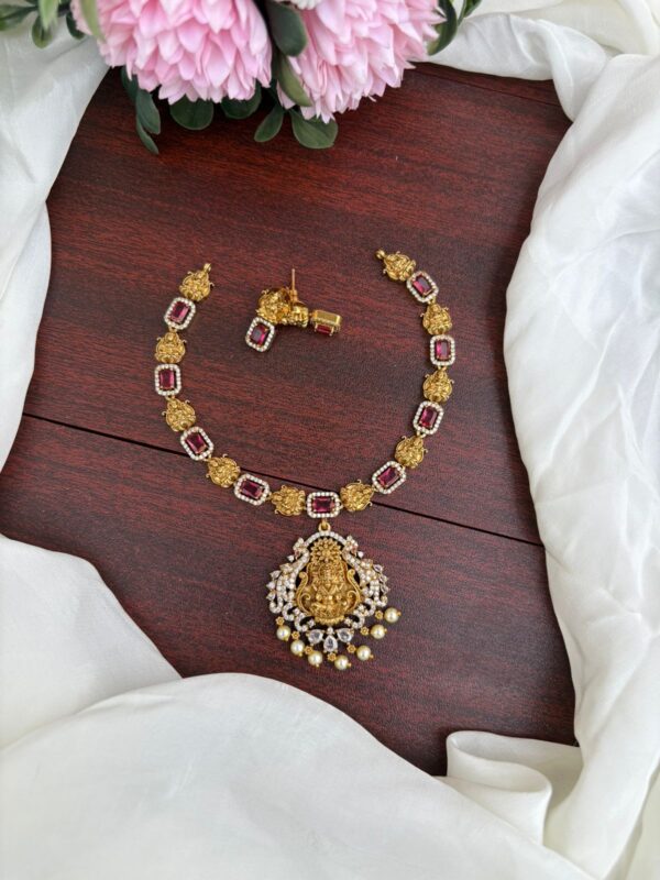 LAKSHMI NECKPIECE (RED)