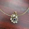 TWISTED CHAIN PENDANT SET (PURPLE) - Image 2