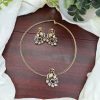TWISTED CHAIN PENDANT SET (PURPLE)