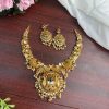 PEACOK BRIDAL NECKPIECE (PEARL)