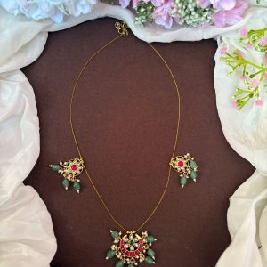 FLORAL JADAU INVISIBLE CHAIN